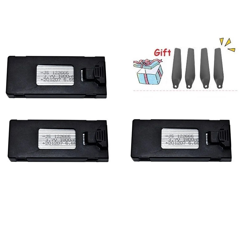 1/2/3/5/10Pcs 3.7V 1800Mah RC Drone Battery Accessory For E88 E88PRO Ls-E525 E525 PRO Mini Uav Drone Battery Special Rc Part